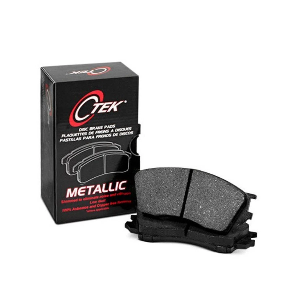 Juego de 2 pastillas de freno metálicas delanteras + traseras centradas para Mitsubishi ASX Foto 3 de 4