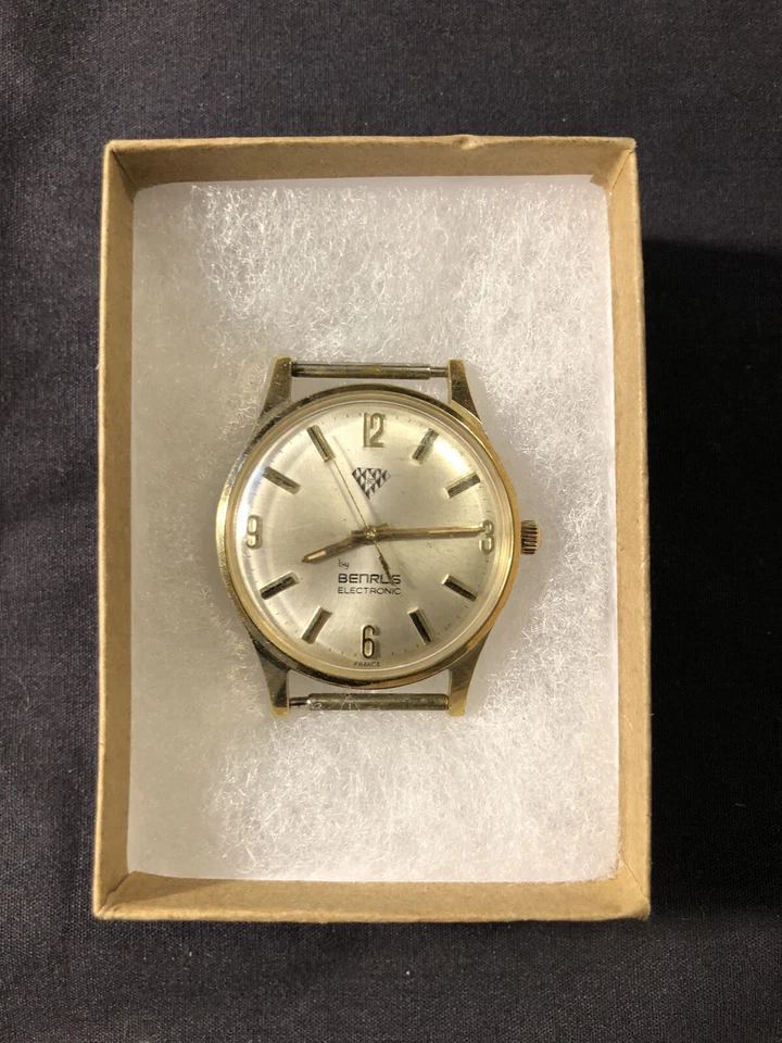 Reloj Benrus 60 Vintage Por Benrus Electrónico 11 Joyas 9021 Hecho en Francia Reparación Foto 2 de 4