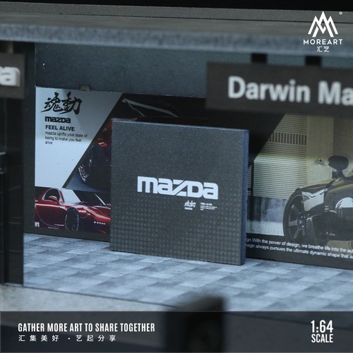 Diorama 1:64 Car Garage Model LED City Car Showroom Scene Display Building Model - Picture 84 of 102