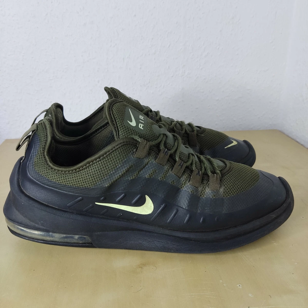 Habitat Pez anémona conversión Nike Air Max Axis Olive Green Trainers - Size 8 UK | eBay