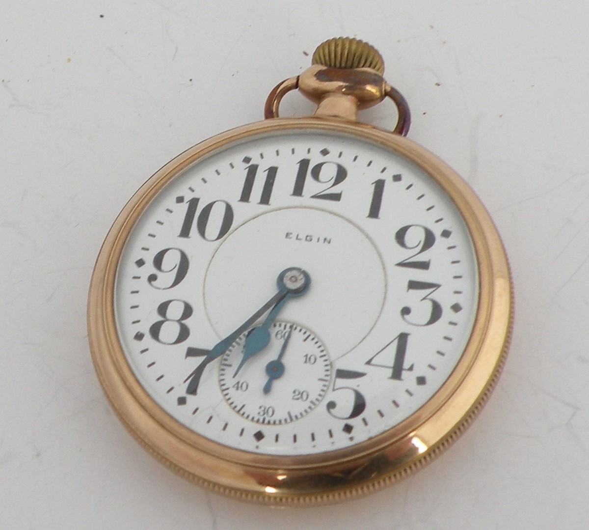 Vintage 10KGF elgin, 19 Jewels Railway, railroad Pocket Watch
