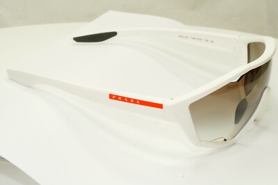 Prada Sport SPS 53U Shield Sunglasses White w/ Box, Case, and Dust Cloth Prada prada sport sps - Gem main image 3