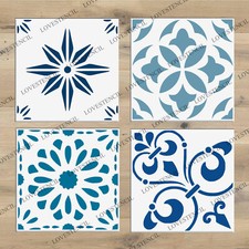 Tile Stencils - Lovestencil - Bathroom/Kitchen/Hallways/Floors/Wal