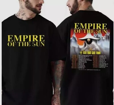 Empire Of The Sun Ask That God Tour 2025 Schedule List Dates Two Sides T-Shirt