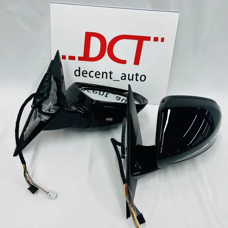 Car Upgrade Side Door Mirror Set for Mercedes Benz S class W221 Looks W222 New - Image 3 of 4