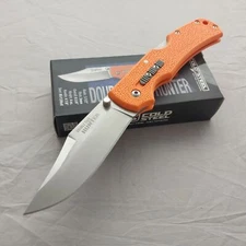 Cold Steel Double Safe Hunter Lockback Orange GFN Folding 8Cr13MoV Knife 23JB