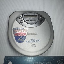 Aiwa XP-V7260C Personal CD Player w/ 48 Second AntiShock Tested Working