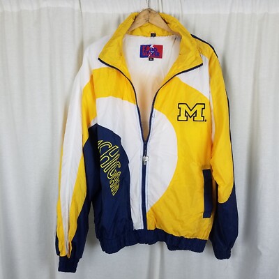 Vintage Pro Player Michigan Windbreaker Jacket Daniel Young Mens