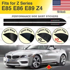 For BMW E85 E86 E89 Z4 Z Series Performance Side Skirt Decal Sport Vinyl Stripes