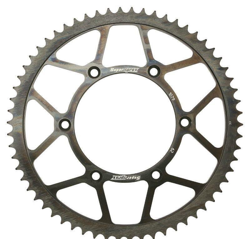 Couronne acier haute précision pas 420 dts 62 pour moto CPI 50 SM