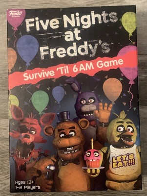 Funko Five Nights At Freddy s Survive Til 6am Multiplayer Board Game Open Box