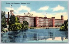 L4 Postcard - Nashua Manufacturing Company NH 1940s