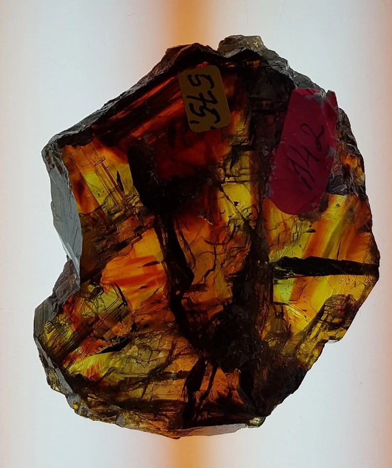 ZINKBLENDE / SPHALERIT aus Spanien Rohstein, anpoliert 141 g - Bild 3 von 4