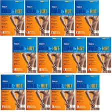 12 Packs Coralite Cold Hot Extra Strength Medicated Patch (1 Per Pack, Total 12)