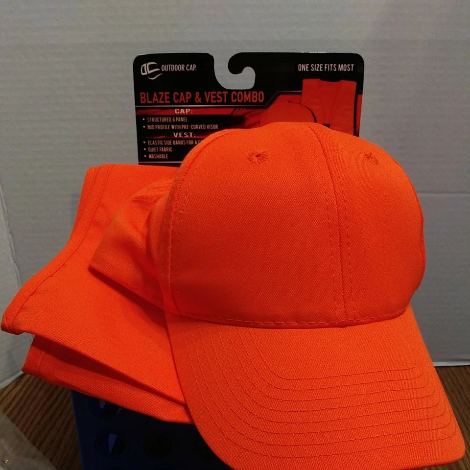 Blazer Cap And Vest Combo For Hunting. Structured 6 panel cap. Adjustable veat - Image 2 of 4