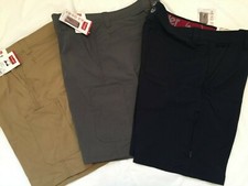 NWT Wrangler Men Cargo Shorts Nylon Blend Flex 10 I 7 Pocket Phone Pocket D Ring