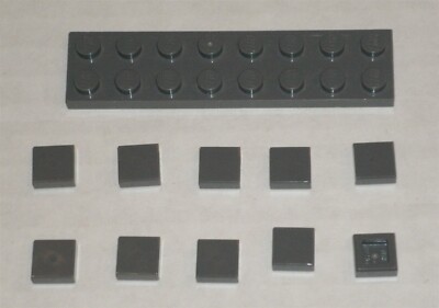 LEGO NEW 1x1 Dark Stone Grey Tile (10x) 4210848 Brick 3070