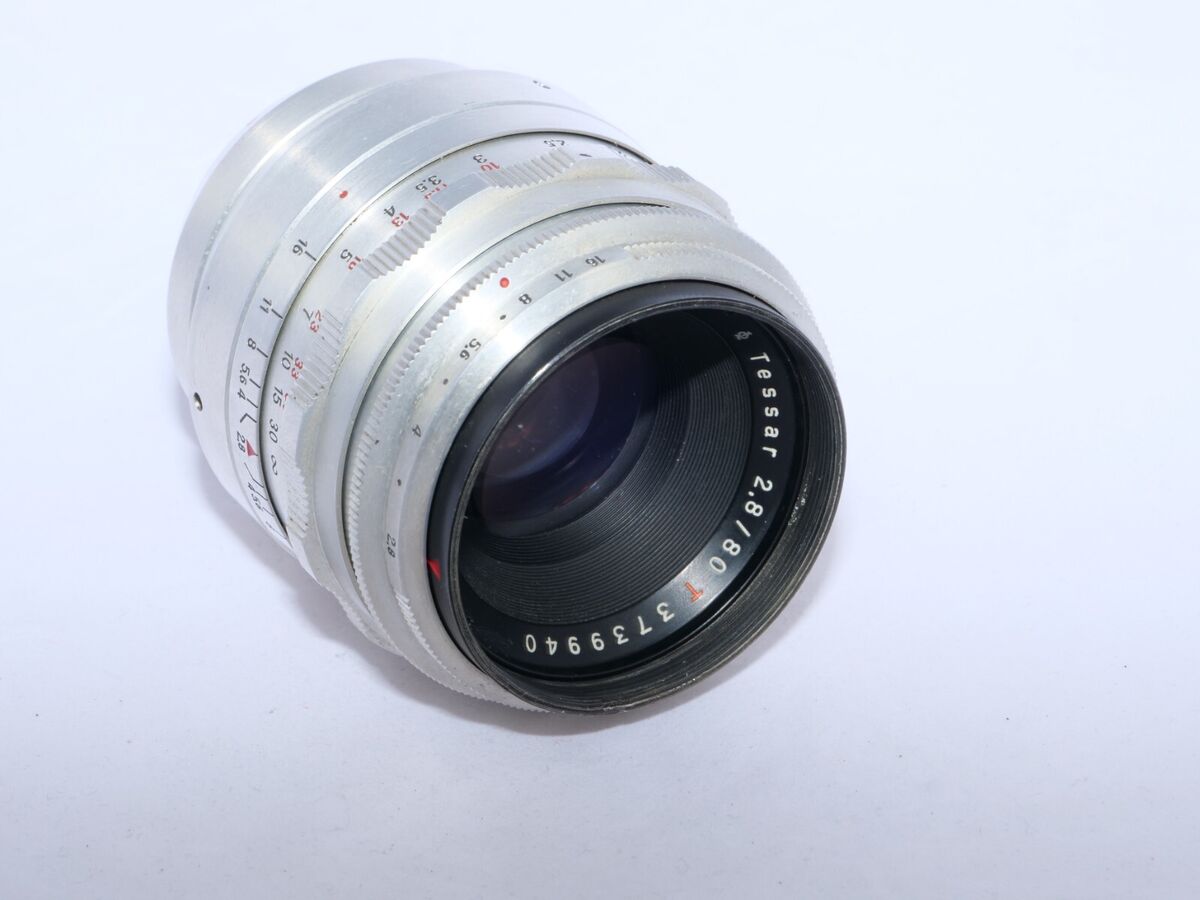Vintage Carl Zeiss Jena Tessar 80mm f2.8 telephoto Lens for Vintage Carl Zeiss Jena Tessar 80mm f2.8 telephoto Lens for