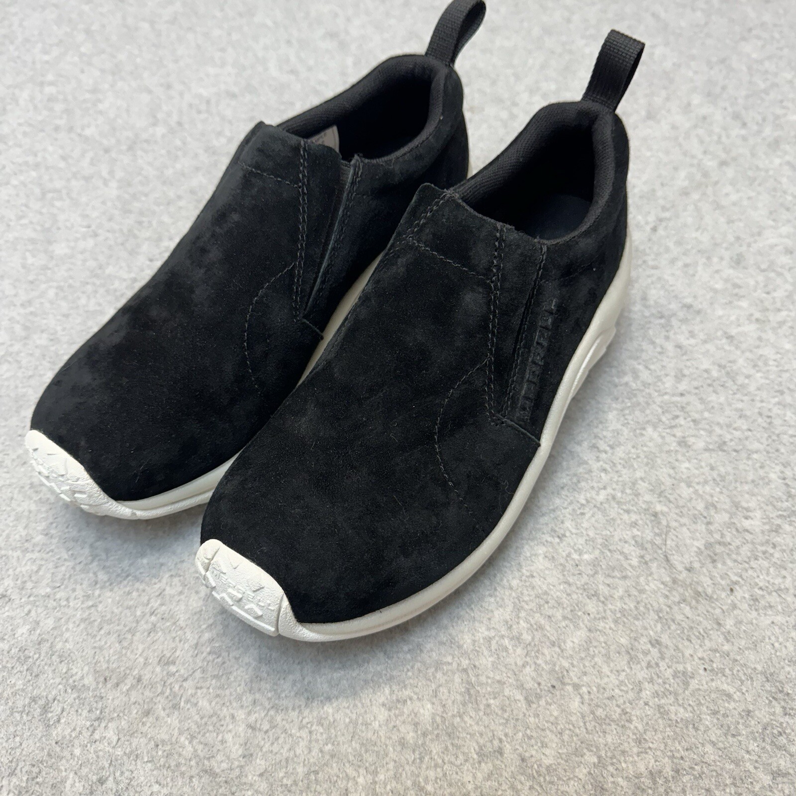 Merrell Jungle Moc Float Eco Scarpe Uomo 5.5 Donna 6.5 Nero Scamosciato Slip On Nuove