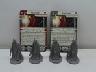 FFG Star Wars IMPERIAL ASSAULT ROYAL GUARDS x4 models unpainted w/ cards