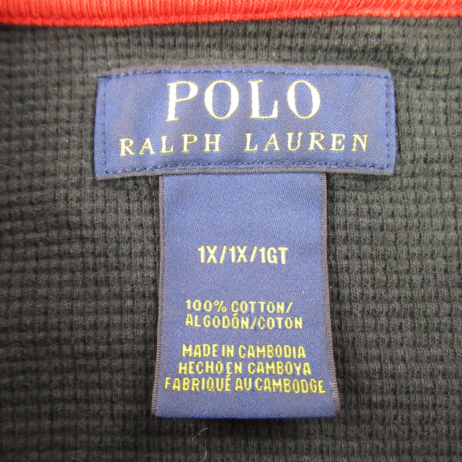 Polo Ralph Lauren Felpa Uomo 1X Più Pullover Felpa Pony Termica