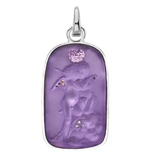 Kirks Folly First Kiss Open Ring Charm sterliong silvertone