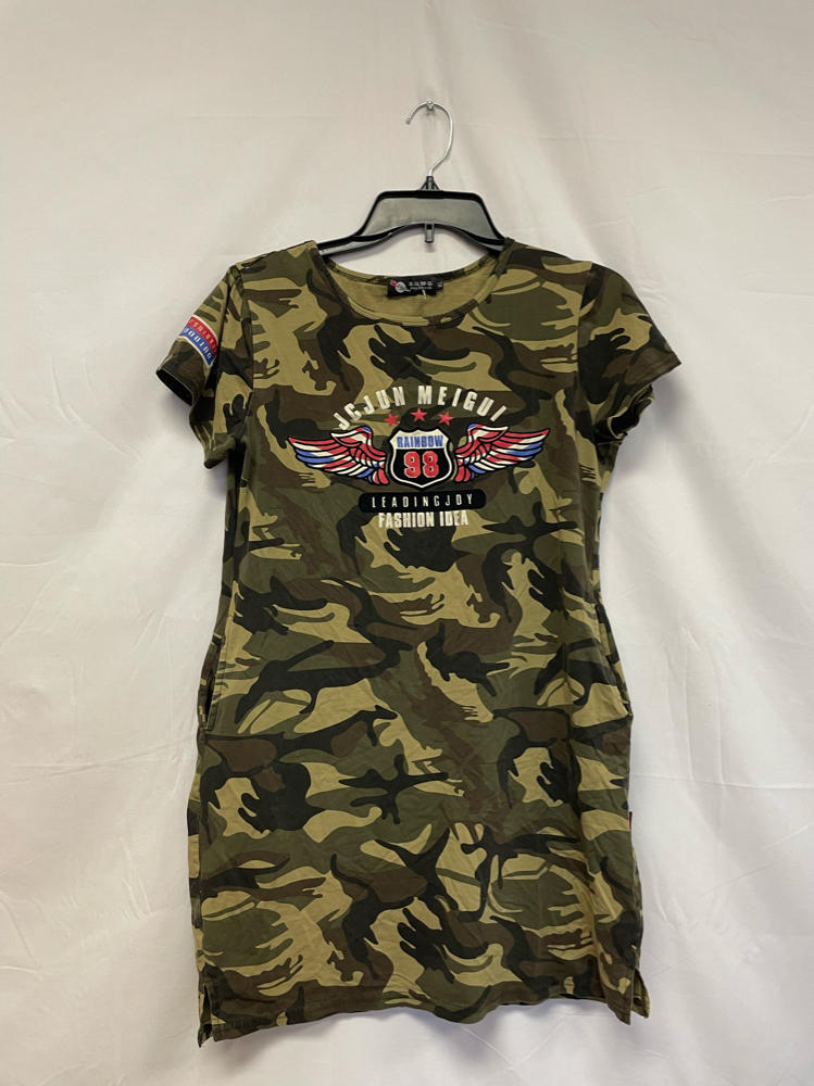Army Fan Tribe Green Camo Girl's T-Shirt Dress Size XL NWOT | eBay Army Fan Tribe Green Camo Girl's T-Shirt Dress Size XL NWOT | eBay