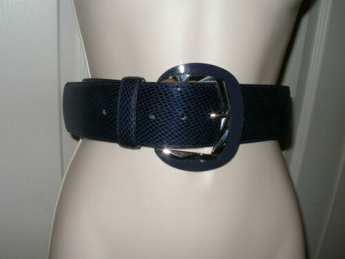 WHBM White House Black Market Wide Stretch Black Bow Belt  display picture 2