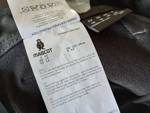 Pantalone da lavoro donna Mascot Accelerate *taglia 38,5 vita x 32 gamba* MISURATO NUOVO - Foto 8 di 11