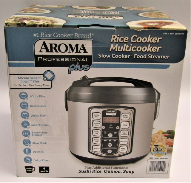 Aroma Housewares Professional Plus Arc5000sb 20 Cup Cooked Digital