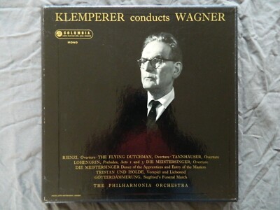 KLEMPERER CONDUCTS WAGNER COLUMBIA 33CX 1697-1698 MONO