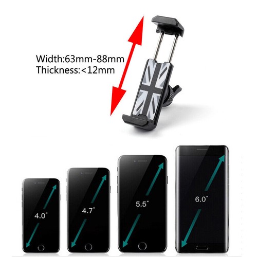 360°Rotatif Voiture téléphone Mount berceau titulaire Pour Mini Cooper R55 New - Zdjęcie 5 z 11