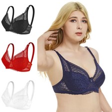 Women Sexy Lace Push Up Bras Light Padded Support Underwired Bra Bralette ABC