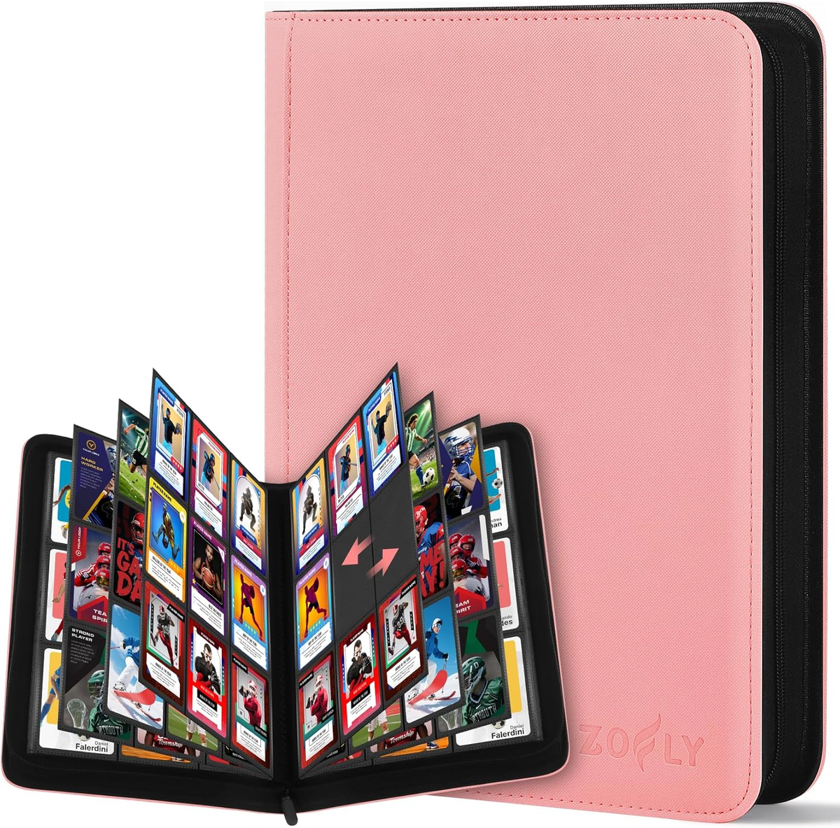 trading card binder near me Trading Card Binder 9-Pocket – Holds 324 Cards Purple main image 0