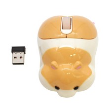 Sun-Star Stationery Butt Mouse Golden Wireless Hamster