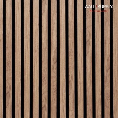 UltraAcoustic Eco Acoustic Walnut Panels 11.42 x 22.83 x 0.71 Set of 6