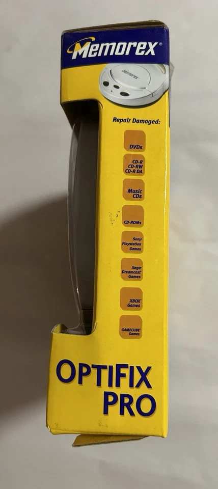 Memorex OptiFix Pro Моторизованная Система Очистки и Ремонта Для Дисков с Компакт-дисками - СОВЕРШЕННО НОВАЯ - Изображение 3 из 3