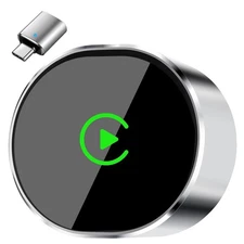 Wireless CarPlay & Android Auto Adapter: 2-in-1 Dual-Band – Plug & Play in 30...