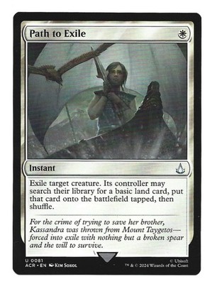  Magic The Gathering- Path to Exile, (UB) Assassin's Creed #081 Uncommon NM