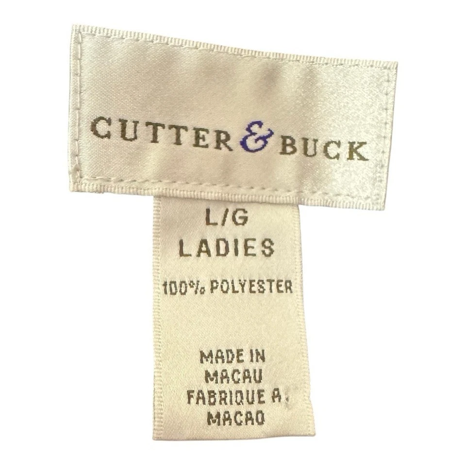 Jaqueta corta-vento feminina Cutter & Buck laranja Alabama Power zíper completo G - Imagem 3 de 4