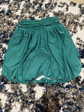 Girls Dark Green Elastic Skirt Size Small New