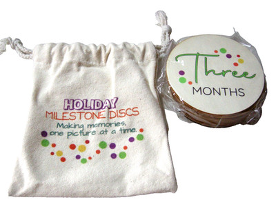 Holiday Milestone Discs For Baby, Making Memories, 1 Picture At A Time, New