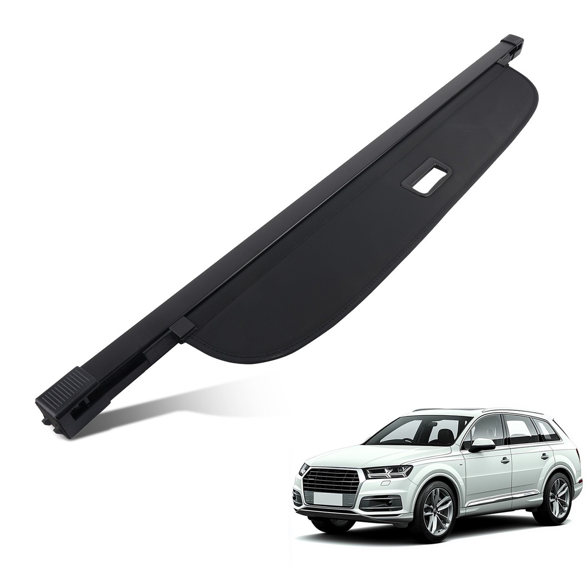 Cargo Privacy Trunk Shield Cover for Audi Q7 2016-2024 4M0863553D