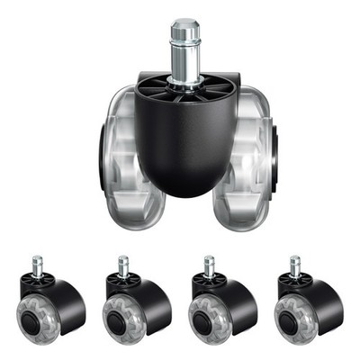 5 x Rollen für Bürostuhl Caster Wheels für Schreibtisch Stuhl Ersatz Räder 11mm