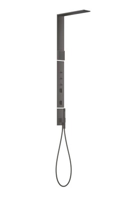 hansgrohe AXOR ShowerComposition Duschpaneel, mit Thermostat, Kopfbrause