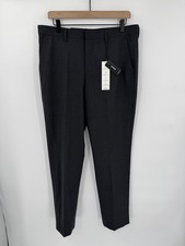 NEW EXPRESS Dress Pants Men's Size 34x32 Wool Blend Slim Stretch Chino $128