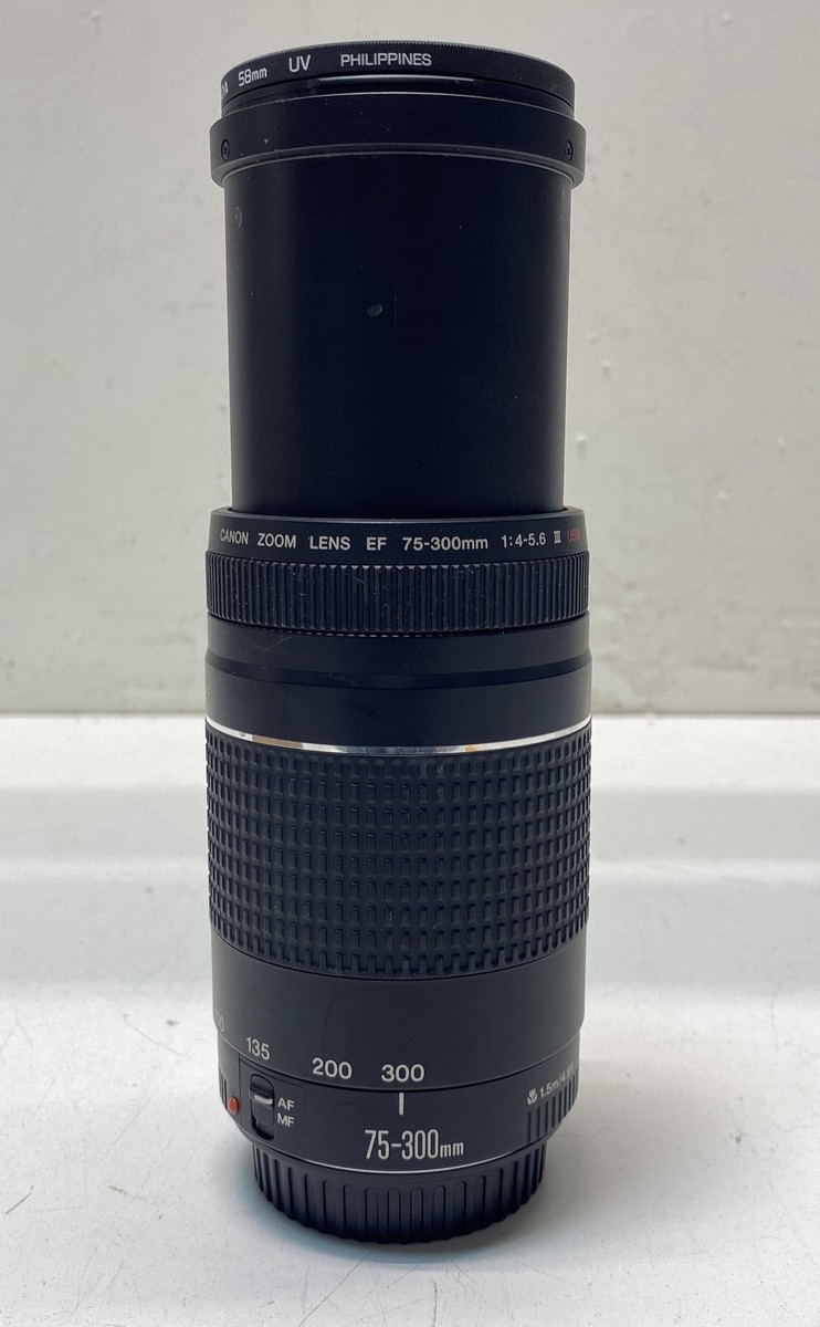 Canon EF 75-300mm f/4-5.6 III USM Ultrasonic Lens | eBay
