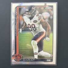 2025 Topps Chrome Prism Refractor Montez Sweat Chicago Bears  #56 NFL