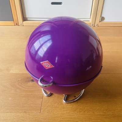 Wesco Superball - Brotkasten / Früchtekorb aus Metall - Lila