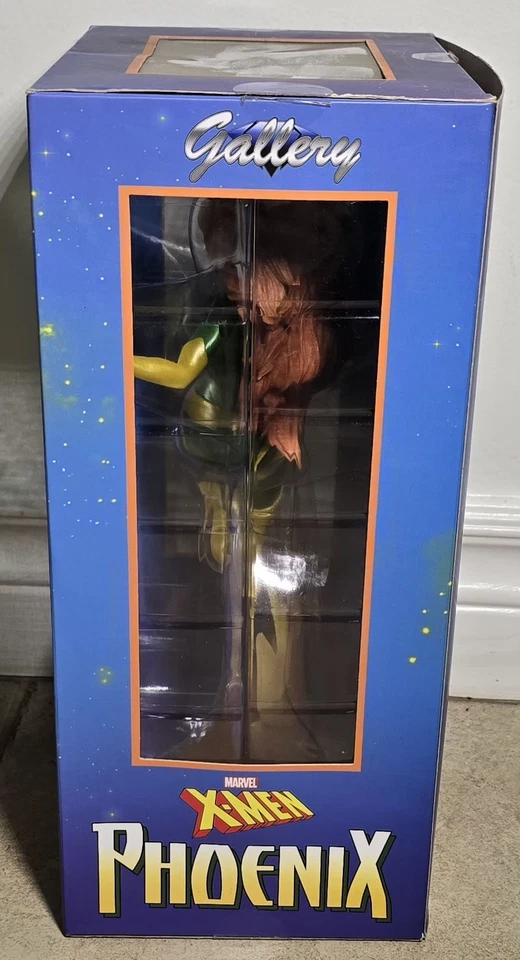 Marvel X-Men Diamond Select Toys Gallery Phoenix 10” PVC Diorama Jean Cinza NOVO  - Imagem 3 de 3